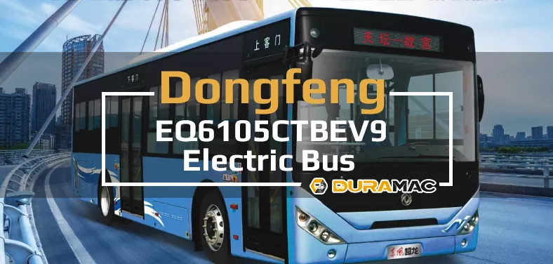 EQ6105CTBEV9 Dongfeng electric bus Video